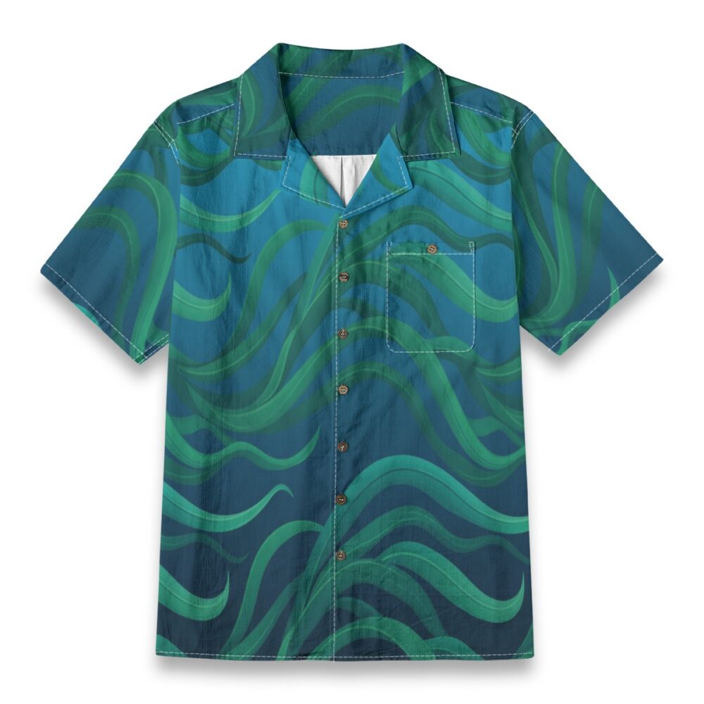 Deep Kelp Forest Ocean Waves Tropical Shirt