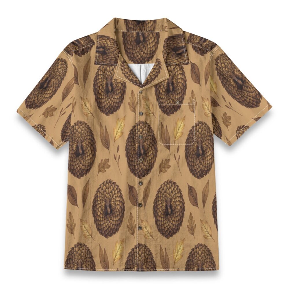 Unique Pangolin Spiral Nature Tropical Shirt