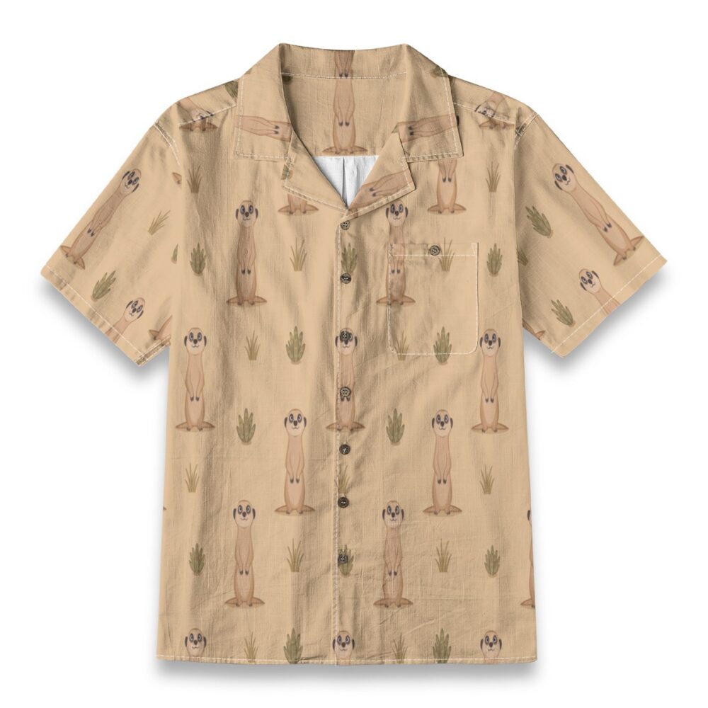 Cute Meerkat Desert Safari Summer Shirt