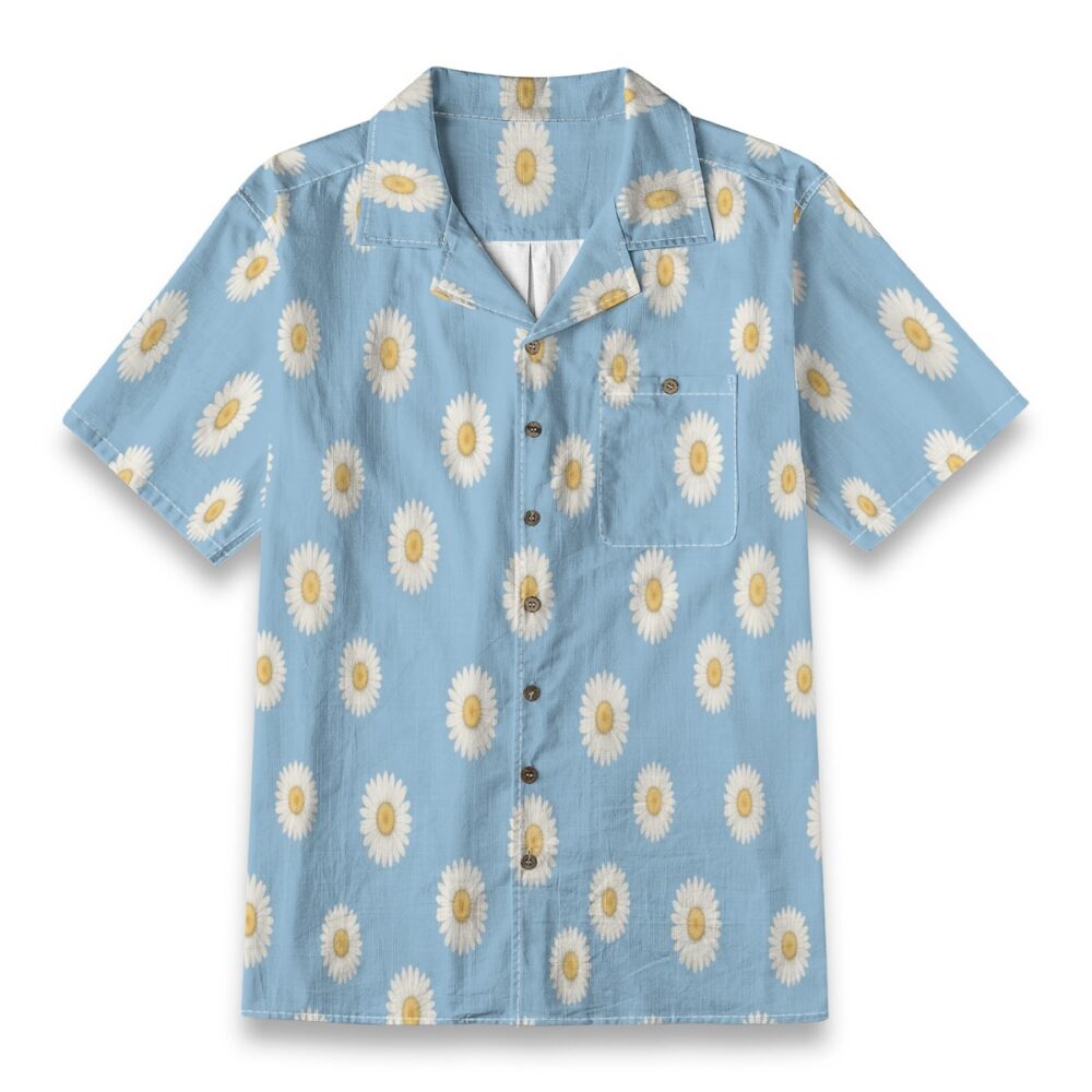 Fresh Daisy Bloom Vintage Floral Hawaiian Shirt