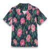 Elegant Peony Bloom Dark Floral Resort Shirt
