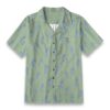 Delicate Bluebell Meadow Floral Aloha Shirt